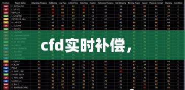 cfd實時補償， 