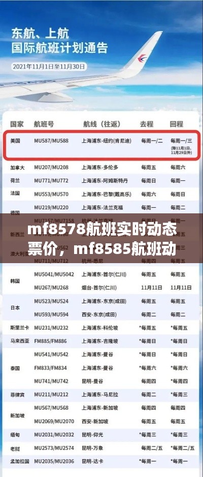 mf8578航班實(shí)時(shí)動(dòng)態(tài)票價(jià)，mf8585航班動(dòng)態(tài)查詢 