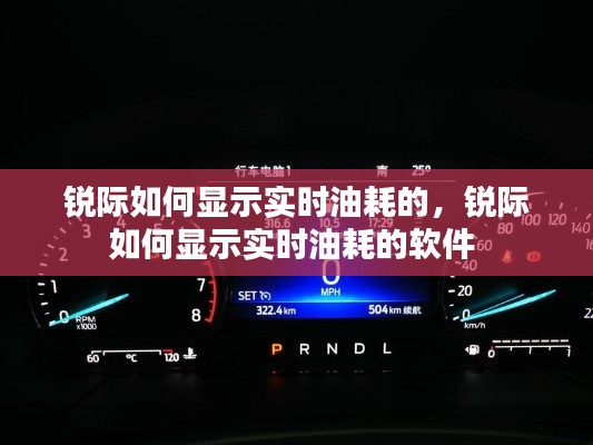銳際如何顯示實時油耗的，銳際如何顯示實時油耗的軟件 