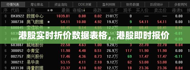 港股實(shí)時(shí)折價(jià)數(shù)據(jù)表格，港股即時(shí)報(bào)價(jià) 