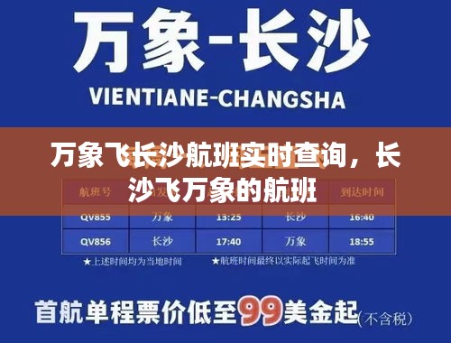 萬象飛長沙航班實時查詢，長沙飛萬象的航班 