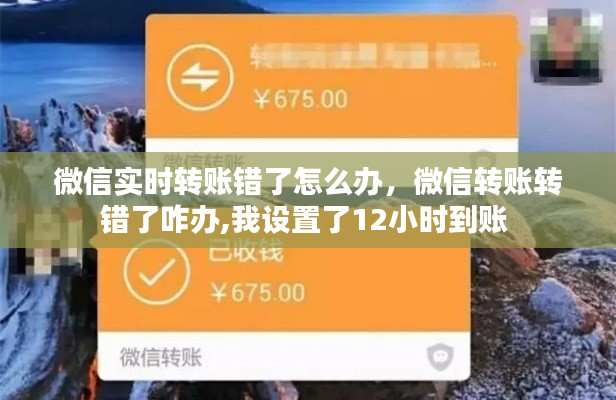 微信實時轉賬錯了怎么辦，微信轉賬轉錯了咋辦,我設置了12小時到賬 