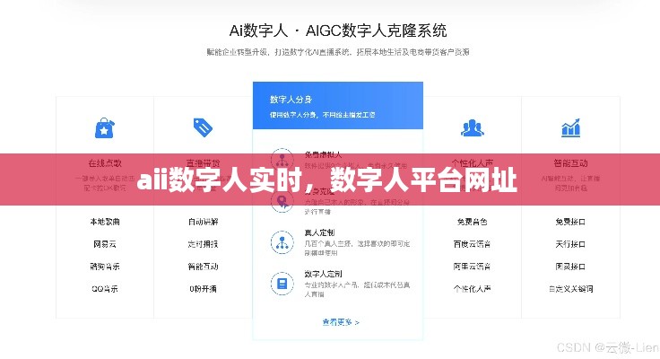 aii數(shù)字人實時，數(shù)字人平臺網(wǎng)址 