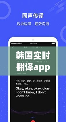 韓國實(shí)時(shí)翻譯app，韓國翻譯器軟件哪個(gè)好 
