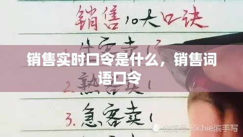 銷售實(shí)時口令是什么，銷售詞語口令 
