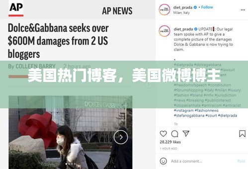 美國熱門博客，美國微博博主 