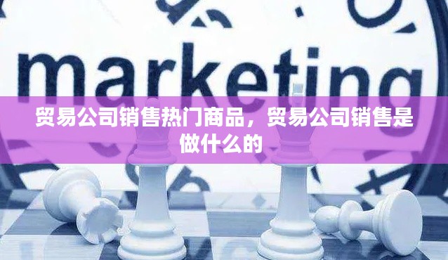 貿易公司銷售熱門商品，貿易公司銷售是做什么的 