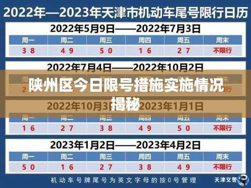 陜州區(qū)今日限號(hào)措施實(shí)施情況揭秘