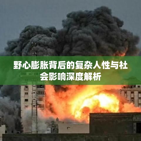 野心膨脹背后的復(fù)雜人性與社會(huì)影響深度解析