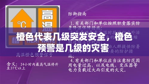 橙色代表幾級突發(fā)安全，橙色預(yù)警是幾級的災(zāi)害 