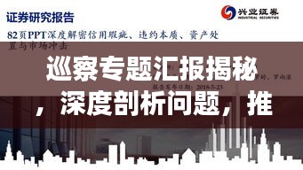 巡察專題匯報揭秘，深度剖析問題，推動整改落實！