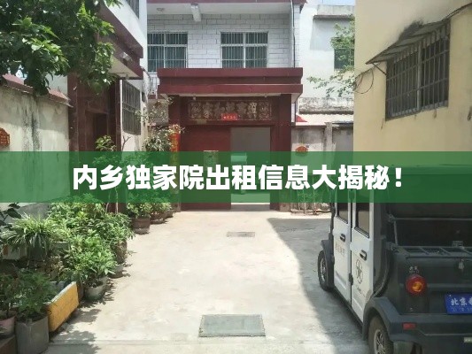內(nèi)鄉(xiāng)獨家院出租信息大揭秘！