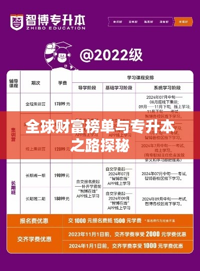 全球財(cái)富榜單與專升本之路探秘