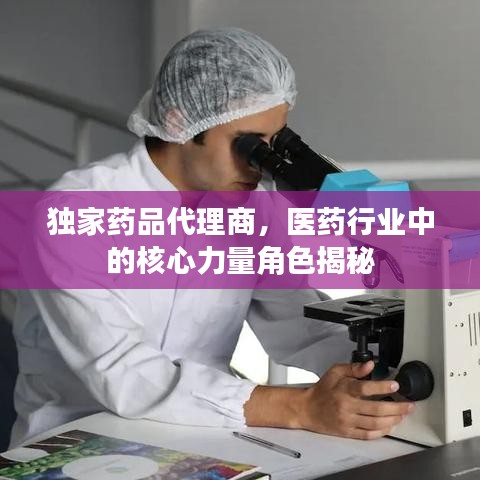 獨家藥品代理商，醫(yī)藥行業(yè)中的核心力量角色揭秘