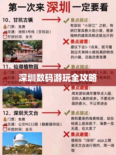 深圳數(shù)碼游玩全攻略