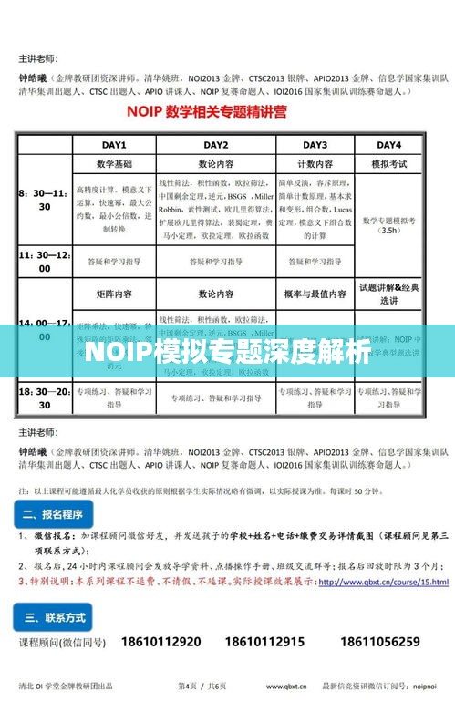 NOIP模擬專題深度解析