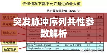 突發(fā)脈沖序列共性參數(shù)解析