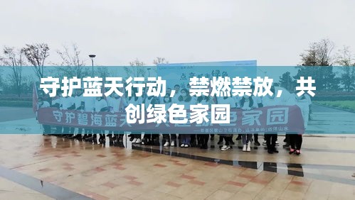 守護藍(lán)天行動，禁燃禁放，共創(chuàng)綠色家園
