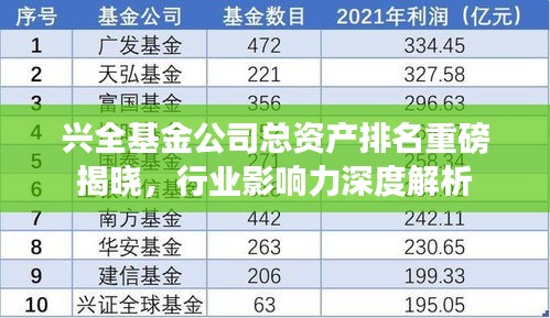 興全基金公司總資產(chǎn)排名重磅揭曉，行業(yè)影響力深度解析