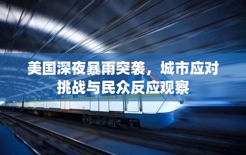 美國深夜暴雨突襲，城市應(yīng)對挑戰(zhàn)與民眾反應(yīng)觀察