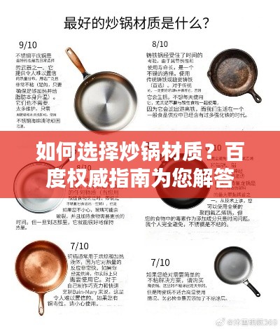 如何選擇炒鍋材質(zhì)？百度權(quán)威指南為您解答