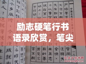 勵(lì)志硬筆行書(shū)語(yǔ)錄欣賞，筆尖上的力量