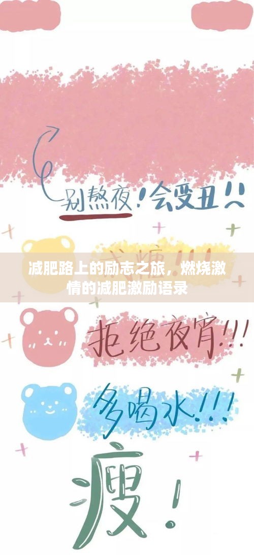 減肥路上的勵志之旅，燃燒激情的減肥激勵語錄