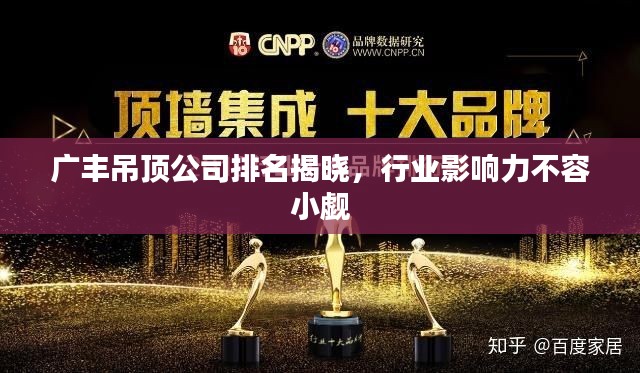 廣豐吊頂公司排名揭曉，行業(yè)影響力不容小覷