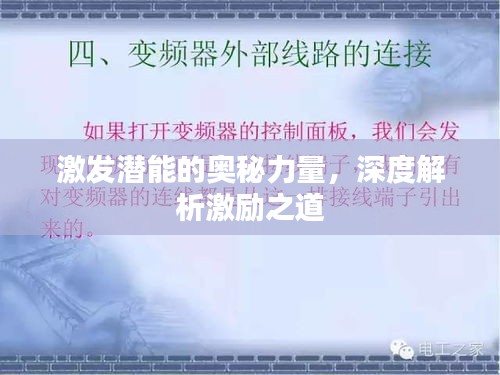 激發(fā)潛能的奧秘力量，深度解析激勵(lì)之道