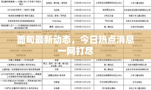 面甸最新動(dòng)態(tài)，今日熱點(diǎn)消息一網(wǎng)打盡