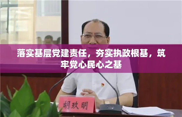 落實(shí)基層黨建責(zé)任，夯實(shí)執(zhí)政根基，筑牢黨心民心之基