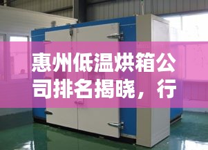 惠州低溫烘箱公司排名揭曉，行業(yè)領(lǐng)先的幾家企業(yè)榜單出爐！