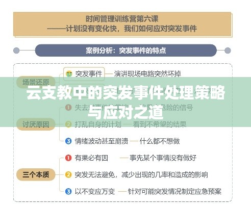 云支教中的突發(fā)事件處理策略與應(yīng)對(duì)之道