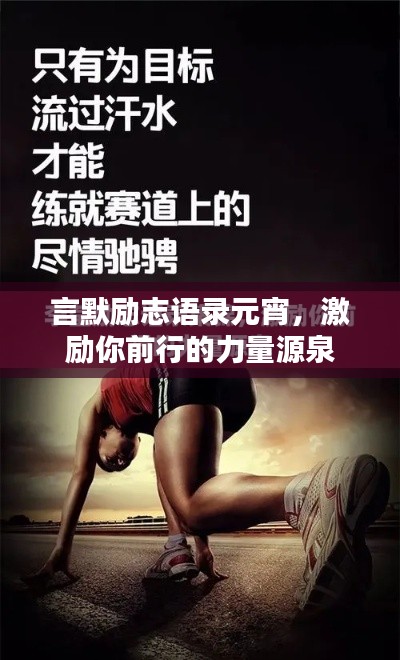 言默勵(lì)志語錄元宵，激勵(lì)你前行的力量源泉